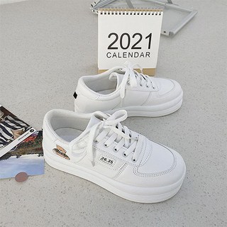 泰迪熊小熊圖案亮點帆布日常休閒鞋