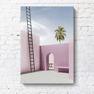 北歐風室內裝飾電箱配電箱遮蓋帆布客廳畫框 05 E