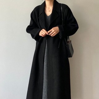 TANIZ 女款 Piro 罩袍式腰帶長版大衣