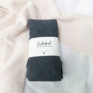 설레발 여성용 유발 면 타이즈 레깅스