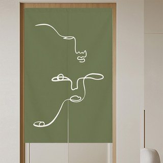 daysoy 多款手繪風格門簾, 01 線條手繪