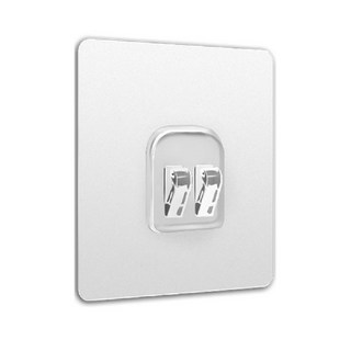 Ho覓好物 無痕貼片 強力黏貼 透明無痕掛勾 牆面收納好幫手, 20個