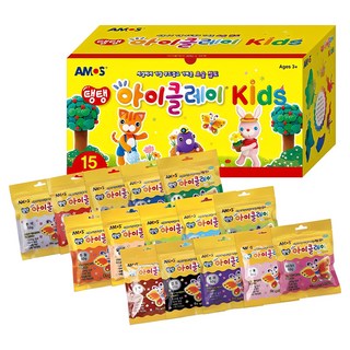 AMOS i-Clay 兒童黏土禮物套組, 混色, 750g, 1盒