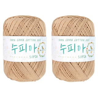 수피아 Cotton 精梳棉 編織線, 39 奶油米色