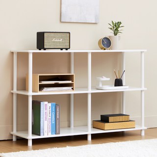 Tres Belle 客廳桌展示架, 白色, 3層