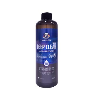 HIGLOSEE 深層清潔預洗鹼性, 500ml, 1個