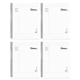 Pinkfoot 5000 PP 康乃爾方格筆記本, 混色, 4本