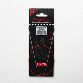 ChiaoGoo SS 紅色蕾絲輪針 80cm 7032-0, 1個