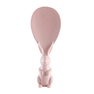 兔子站立式飯匙, 粉紅, 10個