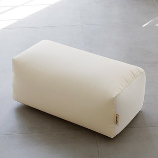 myme 矽膠懶人沙發腳凳 NO-08, 象牙白