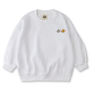 VENHIT 童款Tom and Jerry寬鬆棉質雙面布大學T WBTJOT2004F