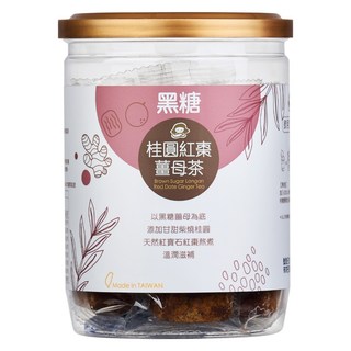 蜜思朵 黑糖桂圓紅棗薑母茶, 17g, 12個裝, 1個
