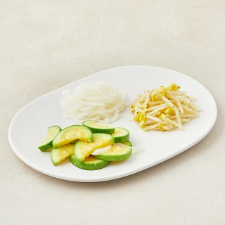 식탁위의사계 비빔밥용 호박 무 콩나물 모듬나물, 300g, 1개