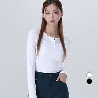 Awesomearound 女款領口按扣長袖上衣