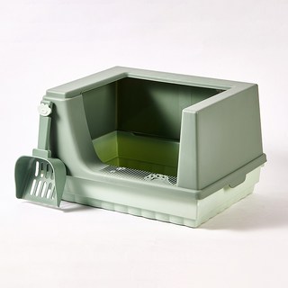 PASTEL PET 貓便盆沙鏟組, 綠色