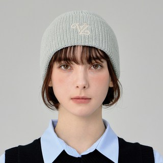 바잘 여성용 리프 VZ 로고 워시드 비니