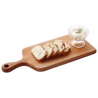 NATURE LIVING Bao Mahogany 原木手柄托盤砧板, 1個