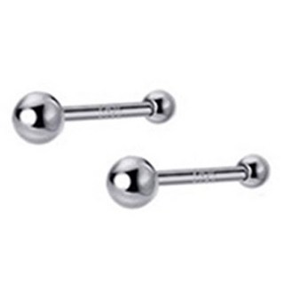 hermosa j 女款基本圓球耳釘 E093