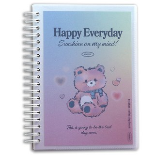 ICONIC 雙面離型紙貼紙收藏冊 - 薰衣草紫, 04 薰衣草, 80張, 1個