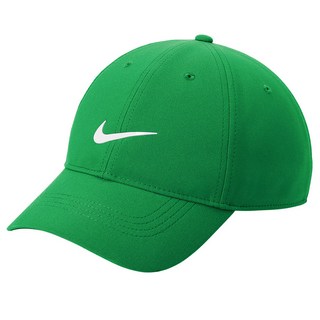 NIKE 耐吉 Dri-FIT Swoosh 高爾夫棒球帽 NKFB6450, 幸運綠, 1個