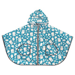 BEBE CHOUETTE 兒童防風雨衣雨披 貓頭鷹