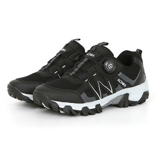 ALTAIKA 男款登山鍛鍊徒步鞋 AT-01 黑色 - 輕量透氣耐磨, 27cm
