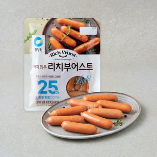 청정원 짜지 않은 리치부어스트, 200g, 1개