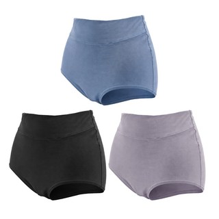 GIAT 吉亞特 石墨烯 + 鋅抑菌加大尺碼內褲3件組 530857, 黑色 + 藍色 + 紫色