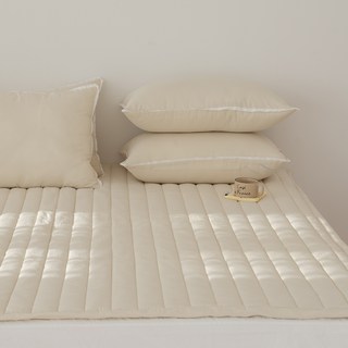 Yesbedding Castella可水洗柔軟防滑四季薄墊, 燕麥色