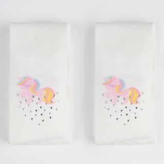 Kids FUTURE 兒童獨角獸水鑽褲襪