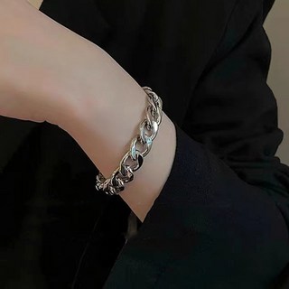 gelluna 手術鋼鍊條高級連接扣時尚手鍊 D-90