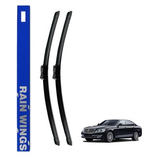 RAIN WINGS 平面雨刷前擋套組, 雙龍主席 W 正品相容 2008~18 CW / 600 / 700 / V8 / 5000 / 4tronic 豪華 Prestige VIP