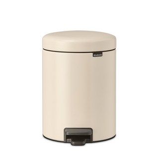 brabantia New Icon腳踏式垃圾桶, 柔和米色