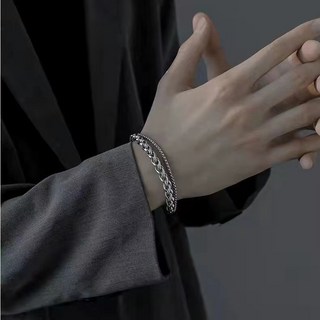 PEONIST 男士鍊條層次感時尚手鍊