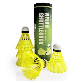 Severo NS 500 尼龍羽球5入, 1個, 螢光, 5個裝