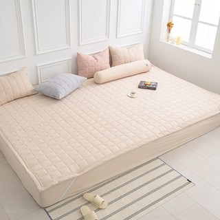 아이닉스 푸딩 소프트워싱 마이크로 고정밴딩 패밀리 침대패드, 베이지