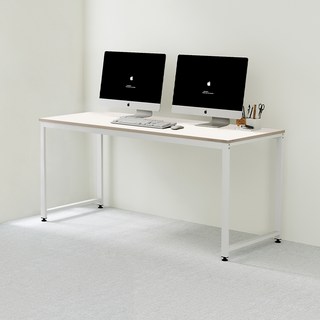 소프시스 알파 스퀘어 테이블 1660, 화이트 프레임 + 크림 화이트 상판