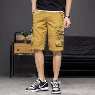 男士 I Love Home 軍事風口袋短褲