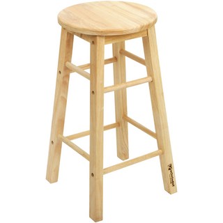 MONOMENT 橡膠木家用吧檯椅, 32x32x60公分, DIY組裝, 木頭色, 1張