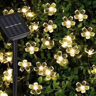 Tree 太陽能LED花環燈泡 7m 50顆, 暖色