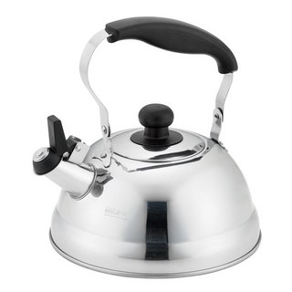 PEARL LIFE 珍珠金屬 快速沸騰哨音壺 不銹鋼, 1.9L, 1個