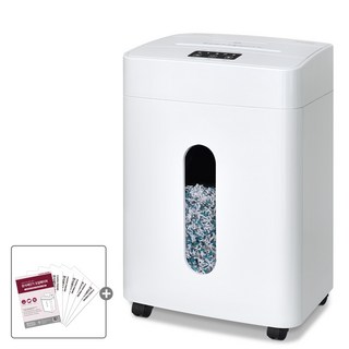 페이퍼프랜드 문서세단기 + 페이퍼오일, PK-1003CD, 화이트