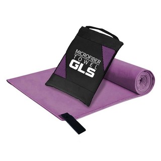 GLS 超細纖維多用途快乾運動游泳毛巾, C1薰衣草, 1個