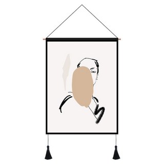 Ahope 臉部線條織物海報, 款式 01