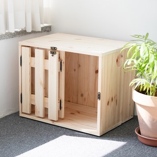 Wood & Sewing 狗狗原木屋 狗籠型, 單一顏色, 1個