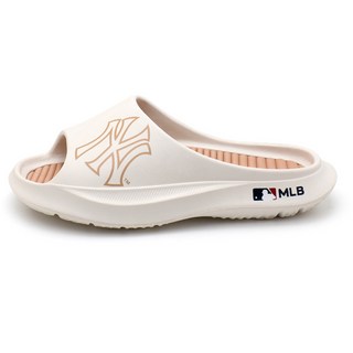 MLB 紐約洋基 N-Foundation 露營拖鞋, 250, 象牙白 + 米色