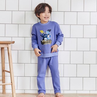 Hello Carbot 衝鋒戰士 男童 Cross 九分刷毛上下褲裝