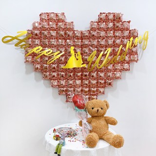 Party09 婚禮派對裝飾組, 1套, 玫瑰金