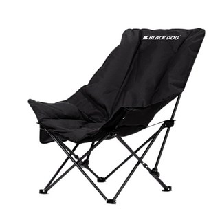 BLACK DOG 黑狗 浮月UC可調節折疊躺椅, 夜幕黑, 1個