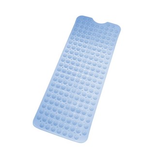 小麥購物 浴室防滑墊 按摩款 L187, 1個, 淺藍色